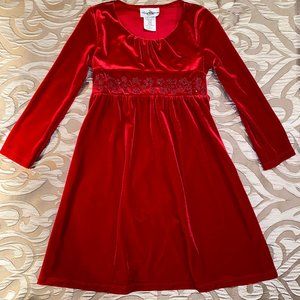 Lovely Girls Red Valentine's Dress